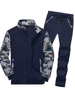 Vente chaude Ensembles de survêtement en molleton imprimé de haute qualité pour hommes Séchage rapide Taille plus grande sur mesure Technique de strass Respirant - Product Image 4