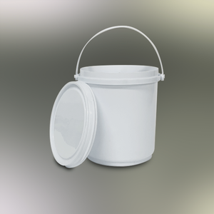 Seau en plastique PE personnalisé de 5 L en gros, emballage cylindrique scellé pour peinture et produits chimiques, fûts, seaux et barils - Product Image 5