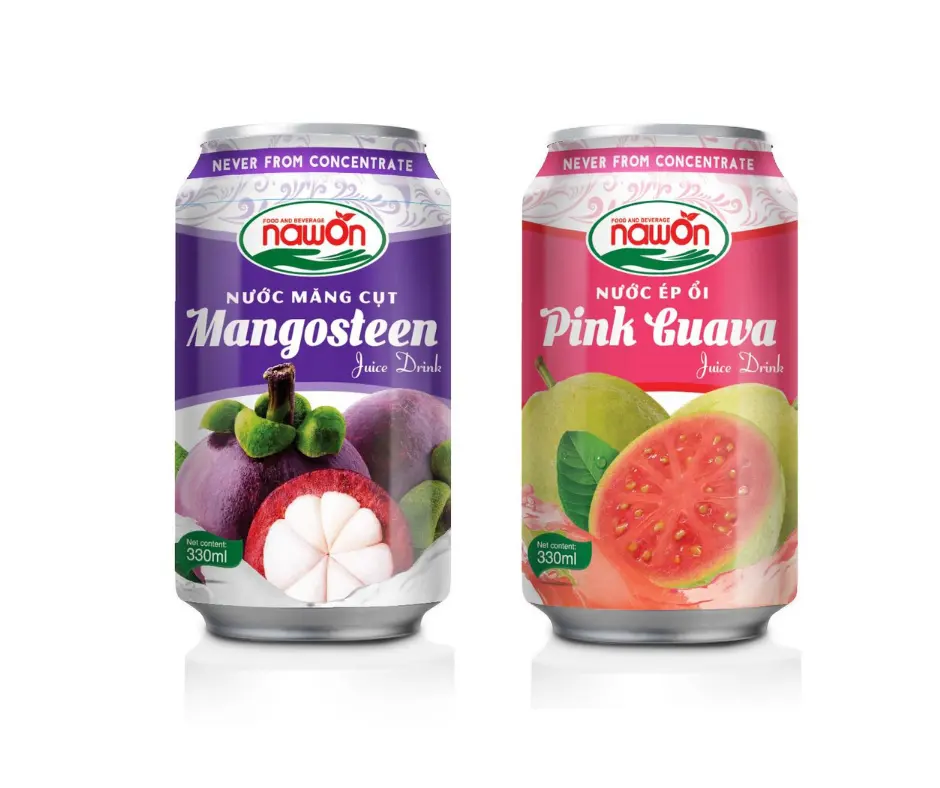 330ml NFC Fruit Juice in Can Pure Healthy Fruit Juice Free Sample Fruit Juice Wholesale Price OEM NAWON