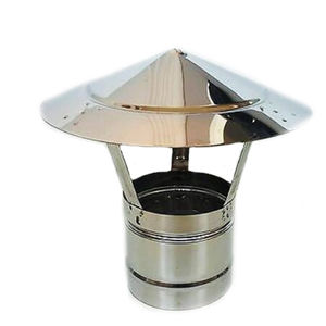 Chapeau <span class=keywords><strong>de</strong></span> cheminée rond durable pour poêle à <span class=keywords><strong>bois</strong></span>, foyer, foyer au gaz - Product Image 3