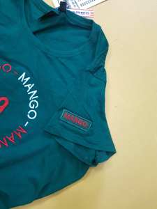 Lote de Camisetas Casuales de Algodón de Manga Corta para Mujer con Estampado Parcial, Marca Shipment Cancel, para Verano y Exteriores, Stock de Bangladesh - Product Image 5