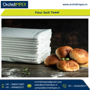 Toallas de plato de saco de harina blanca de algodón puro de grado Premium, toallas de té en blanco demandadas en todo el mundo para uso en la cocina - Product Image 5