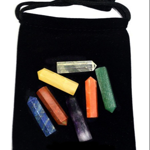 Supplier of <b>Chakra</b> Small Pencil <b>Set</b> with <b>Crystal</b> : <b>Chakra</b> Small Pencil <b>Set</b> with <b>Crystal</b> for Sale - Product Image 1