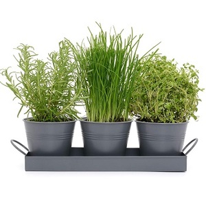 Ensemble de 3 POTS de fleurs volcanisées, 1 SET, jardinières martelées, d'intérieur et d'extérieur, jardin de maison, en métal, bon marché, pour fleurs - Product Image 4