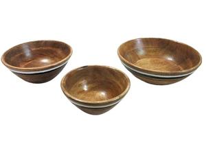 Tazón de madera con diseño de resina impresa, cuenco de madera con Mango, hecho en la India, de alta calidad, uso casual - Product Image 1