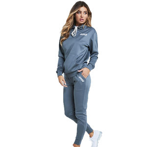 Factory Manufacturer <b>Women</b> Pullover Hoodies Set / Tracksuits With Pockets for Girls - Product Image 1
