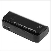 Chargeur de téléphone avec batterie remplaçable, batterie externe pour Samsung Mi, etc. Chargeur d'urgence portable pour téléphone portable, 2 piles AA