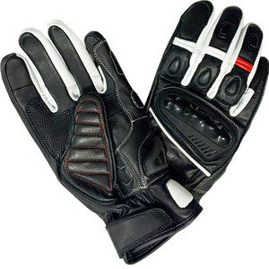 Guantes de motocicleta impermeables de cuero vacuno de alta calidad, color personalizado, logotipo personalizado, precio al por mayor, EE. UU. - Product Image 1