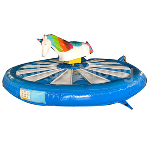 Gioco Divertente di Tiro al Toro Meccanico Gonfiabile, Macchina per Rodeo per Feste ed Eventi - Product Image 1