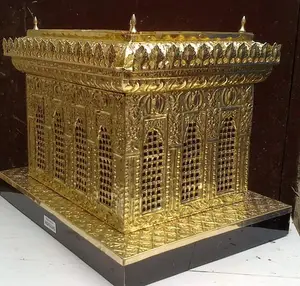 독특한 종교 놀라운 디자인 고품질 종교 골드 도금 이슬람 아랍어 예술 Zari Imam Hussain A.S ..