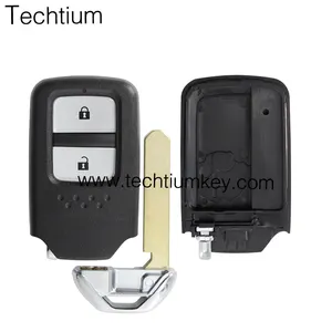 Groothandel honda city key transponder-Volledige Contactslot voor Honda XRV Fit Jade smart key 433 Mhz met 47 chip transponder met logo