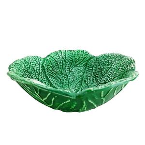 Tazón redondo con diseño de hojas para decoración de mesa, ensaladera de Color antiguo verde y tazón para servir hecho a mano a granel - Product Image 3