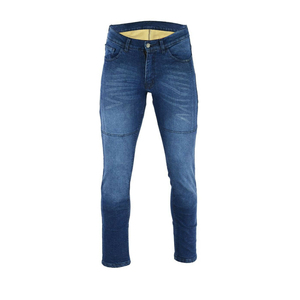 Jeans de moto aprobados por la CE, jeans ajustados de aramida brillante para mujer, Denim lavado de ingeniería, protección principal, alta nueva carrera personalizada - Product Image 3