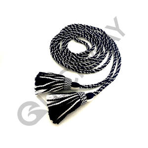 Cordon de cérémonie Stewart Bugle 2022 avec cordon de serrage tressé avec finition enduite en métal de soie et nylon pour une utilisation en vêtement - Product Image 6