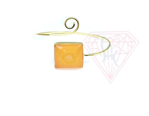 Multi Color Gemstone Chapado en oro El mejor regalo para el día de San Valentín y Navidad Brazaletes ajustables hechos a mano - Product Image 1