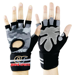 Guantes de entrenamiento de levantamiento de pesas para hombre y mujer, con soporte de muñeca, para Fitness, levantamiento de pesas, para gimnasio - Product Image 3