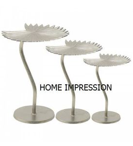 Fancy Leaf Top Mesa auxiliar de metal Diseñador de metal moderno Mesa auxiliar Diseño minimalista Diseñador Muebles para el hogar Suministros para la sala de estar - Product Image 4