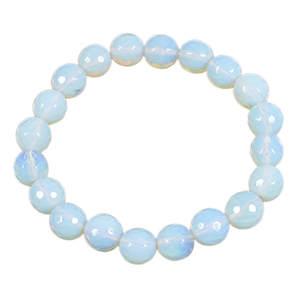 Pulsera de cuentas de piedras preciosas de cristal opalita de alta calidad, joyería de moda para hombres y mujeres para proveedor de regalo de meditación energética - Product Image 4