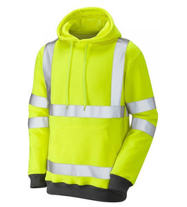 Hi Vis Fleecy เสื้อฮู้ดแบบสวมหัว,เสื้อฮู้ดแบบสองสี Hi Vis Viz - Product Image 2