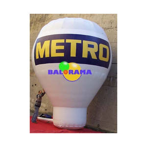 Custom Printed 6 Meter Inflatable Rooftop <b>Balloon</b> for Advertising Big Custom Printed Inflatables - Product Image 1