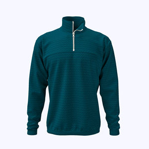 Sudaderas con capucha personalizadas con media cremallera al por mayor sudaderas con capucha con media cremallera sudaderas con capucha para hombres sublimada completa - Product Image 5