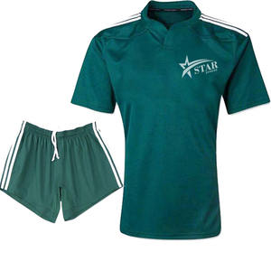 Uniformes de rugby personnalisés avec logo imprimé, respirants, sublimation numérique, polyester et élasthanne, séchage rapide, antibactérien - Product Image 5