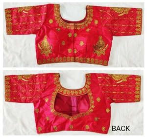 Ropa de fiesta de último diseño, algodón, seda, rayón, Zari y Dori, secuencia de trabajo, Media manga lista para usar, ropa India para niñas, mayorista, ropa - Product Image 4