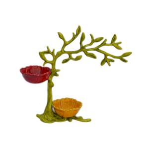 Bol à Snack en forme de fleur au Look frais pour Table à manger bol de rangement décoratif de plusieurs couleurs - Product Image 6