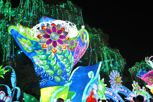 Iluminación led para exteriores, decoraciones de Navidad hechas a mano de tamaño real, festival antiguo de <span class=keywords><strong>palacio</strong></span> chino, espectáculo de farol de seda en stock - Product Image 2