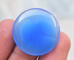 Blue Chalcedony Cabochon High Quality Blue Chalcedony Loose Gemstone Cabochon Top Quality Blue Carnelian Gemstone Cornalian gems - Product Image 5