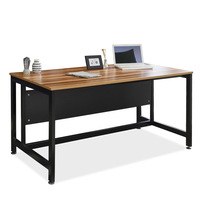 Poste de travail commercial pour bureau à domicile, bureau informatique moderne en métal, hauteur réglable, design simple, bureau en îlot