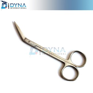 Iris Scissors angled surgical Dental surgery Gum Piercing shears 12 cm - Product Image 1