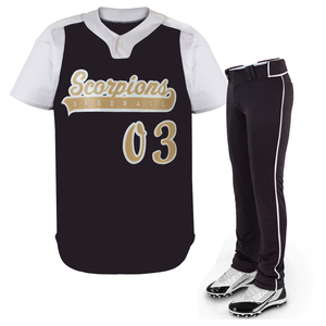 Wholesale OEM Customized Logo High Quality Plus Size <b>Baseball</b> Uniform <b>Sets</b> Breathable Sportswear for Professional Teams Custom - Product Image 4