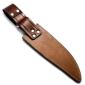 OEM Selling High Rich Grain Leather Sheath for Fixed Blade Bowie Knives - Product Image 3