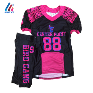 Camiseta de Fútbol Americano Personalizada al por Mayor para Adultos, de Alta Calidad, Unisex, de Poliéster/Algodón, Transpirable, Talla Grande, de Secado Rápido - Product Image 3