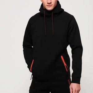 Jersey de algodón con cordón para hombre, Sudadera con capucha masculina, estilo francés, de felpa, de gran tamaño, peso pesado de 400gsm, 2021 - Product Image 2