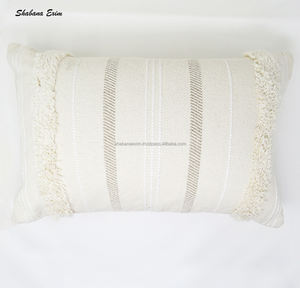 Fundas de Cojín Decorativas de Lujo, Fundas de Almohada de Algodón con Diseño de Diamantes Hechas a Mano, Estilo Bohemio - Product Image 6