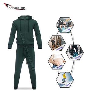 Vêtements de sport écologiques deux pièces pour hommes, vêtements de sport pour l'entraînement et le fitness, ensemble de survêtements imprimés d'hiver, options de taille plus disponibles - Product Image 4