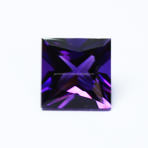 Améthyste de forme carrée à facettes pierre précieuse coupe libre la plus vendue 2024 pierre naturelle faite à la main pour la fabrication de bijoux utilisant des pierres OEM ODM - Product Image 2