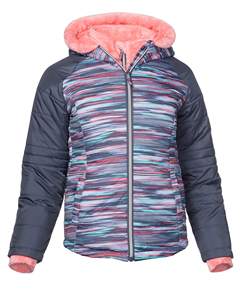 Chaquetas de Invierno con Capucha para Niñas, Marca MOMO, Calidad de Exportación OEM, Artículo de Moda de Bangladesh, Relleno de Plumón de Pato Blanco - Product Image 1