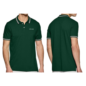 เสื้อยืดโปโลเล่นกอล์ฟสำหรับผู้ชาย,เสื้อกีฬาแขนสั้นผ้าโพลีเอสเตอร์สีพื้นแบบสั่งทำแห้งเร็ว - Product Image 3