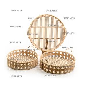 Design avantageux Plateau à dessert en bois Dates Lot de 3 tailles différentes Plateau à dessert Dates au prix le plus bas - Product Image 4