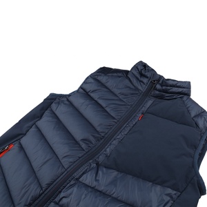 Chaleco acolchado transpirable personalizable para hombre, chaleco acolchado ligero con cuello levantado y cremallera, chaleco de invierno sin mangas, cálido, senderismo, servicio OEM - Product Image 4