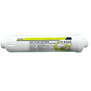 Cartouche alcaline au carbonate de calcium pour osmose inverse, 10 pouces, en ligne, FNPT, manuelle, écologique, à haut débit, pour voiture, extérieur et usage domestique - Product Image 1