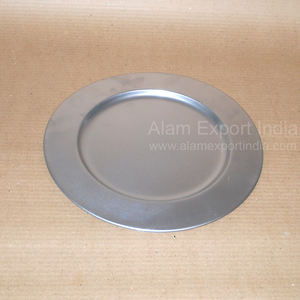 Placa de cargador negra de diseñador de precio razonable de nuevo diseño de Metal mejor valorado forma redonda para decoraciones de mesa de boda y hogar - Product Image 6