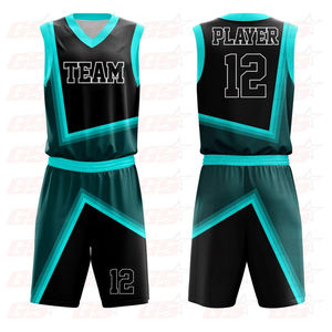 Uniforme de baloncesto juvenil para hombre, diseño personalizado de alta calidad, sublimado - Product Image 6