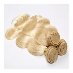 HAMDAAN IMPEX 613 Bundles de cheveux Remy blonds extensions de cheveux vierges indiens et perruques avec style de vague douce d'Inde - Product Image 1