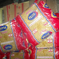Pâtes Macaroni en vrac 5kg, emballage en boîte, blé dur, certifiées ISO 9001, Halal, marque égyptienne Mada Plus, temps de cuisson 8 minutes