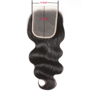 Alta calidad 20 pulgadas HD 4x4 Cierre Virgen Remy Cabello Trenzas de cabello humano sin procesar en Vietnam Estilo al por mayor - Product Image 4