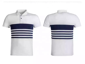 Camiseta Polo Unisex de alta calidad para hombre, ropa de Golf informal Lisa Simple, logotipo personalizado bordado, venta al por mayor, sólido en blanco - Product Image 4